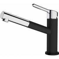 FRANKE Tap FC 3055.901 ORBIT chrome/matte black with pull-out aerator