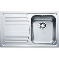 FRANKE Sink LLL 611/7L 790 x 500mm stainless steel woven structure drain left