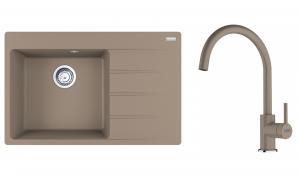 FRANKE Set G272KA CNG 611-78 TL/2 cashmere + FC 6018.424