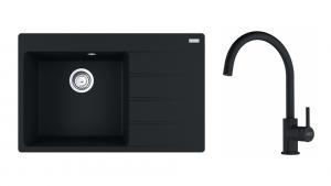 FRANKE Set G272MČ CNG 611-78 TL/2 m. black + FC 6018.901