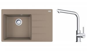 FRANKE Set G251KA CNG 611-78 TL/2 cashmere + FS 3230.031