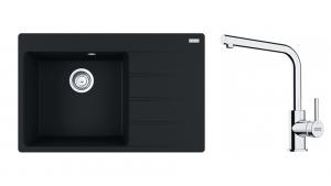 FRANKE Set G251MČ CNG 611-78 TL/2 m.black + FS 3230.031