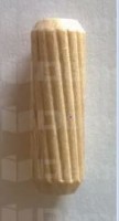 Connecting pin wooden beech spiral 8x25mm (1 PACK = 1000 pcs)