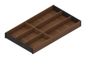 BLUM ZC7S550BH3 Ambia Line cutlery insert 300/550 Light Tennessee Walnut/Carbon