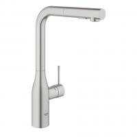 GROHE 30270DC0 Tap Essence L-spout with dual shower supersteel