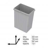 Gollinucci Accessories Spare Container Sistema 900 A Linea 580 1X7,5L Grey