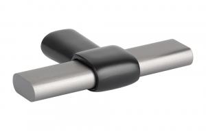 TULIP Knop Joliet steel grey/černá matná