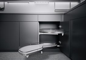 K-Kes Lemans Ii,Shelf And Attachment,Arena Classic,White/Chrome,L,500/720-900