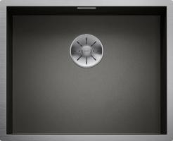 BLANCO 526245 sink ZEROX 500-IF DXD InFino no eccentric stainl.steel Dark
