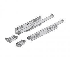 K-HETTICH Quadro YOU set 550mm/30kg + catches, drawer side 16mm, SiSy