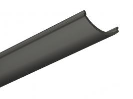 StrongLumio cover strip for LED profiles Angular clip-on black 2030mm
