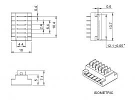 StrongLumio RGBCCT LED strip connector - 12mm strip