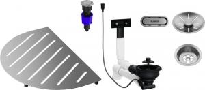 BLANCO 527993 Příslušenství dřezu Oovalon Components - nerez kartáčovaná
