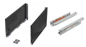 K-StrongMax 18 drawer H249/500mm push, blac