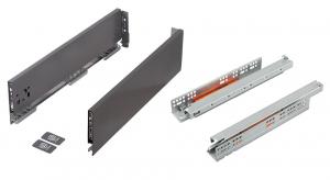 K-StrongMax 16 drawer H121/500mm push, grey