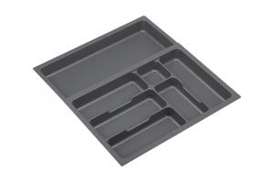 K-StrongIn Cutlery tray with pull-out side insert 330-525x490mm anthracite