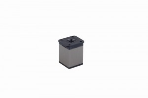 StrongLegs furniture leg FA009, 60Rmm, imitation stainless steel/black plastic