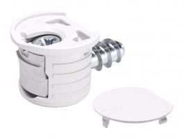 IF KORE 15 connecting fitting, M6x8 mm, white cover cap