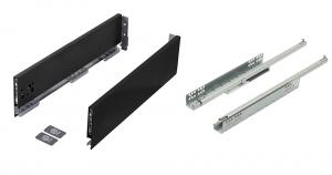 K-StrongMax Uni 16 drawer H121/500mm, blac