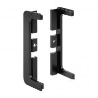 Tulip Gola C Profile End Cap - Open Metal Black Matt L+R