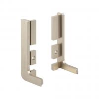 TULIP Gola J-Profile End Piece- Open, metal, stainless steel imitation, R+L