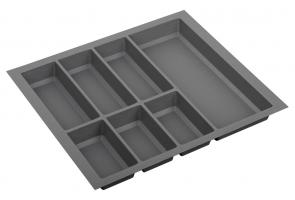 Cutlery tray Classico Split 522x474mm anthracite