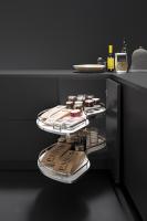 K-Vibo Fly 3.0 Galaxy, Corner Shelf, Attachment, White/Chrome, L, 450/655-705