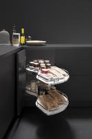 K-Vibo Fly 3.0 Galaxy, Corner Shelf, Attachment, White/Chrome, R, 450/655-705