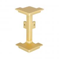Tulip Tulip Gola Outer Corner Of Drawer C Profile Metal Dark Gold Brushed