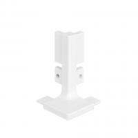 Tulip Gola Outer Corner Of Door J Profile Metal White
