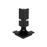 Tulip Gola Outer Corner Of  Door J Profile Metal Black Matt