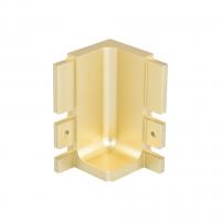Tulip Gola Inner Corner Of Door J Profile Metal Dark Gold Brushed