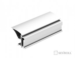 SEVROLL Fox II handle profile 2,7m white gloss