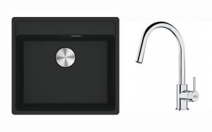 Franke Set G254Mč Mrg 610-52 Rtl Black Matt + Fs 3229.031