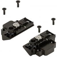 BLUM 175H5B00 Aventos adapters for lever  telelescopic arms, alu, L+R, Onyx