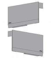 Blum 22K8000 Aventos Hk Top Cover Caps W/O S-D, Dark Grey ACTION