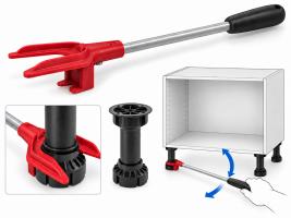 SCILM Tool for the easy adjustment of legs for carcases