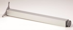 Table leg 710/60x60 mm, elox aluminium