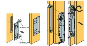 KK-Clamp Kubica 2460/2400 facing door frame + screws