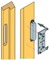 KK-Clamp Kubica 2640/2400 for cladding door frames