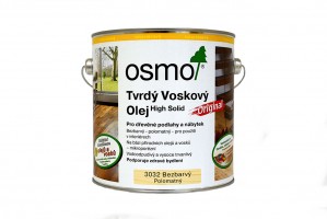 OSMO 3032 Tvrdý voskový olej, Bezb. 0,75l