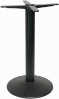 Table leg central BM 012/400, height 1100 mm, grey RAL 9006