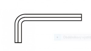 Angle "L" Allen key  6.0x90mm