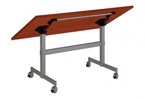 MILADESIGN Folding desk base mobile ST847MU RAL9010