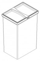 GOLLINUCCI spare waste bin for Concept 560 29 l