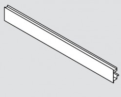 BLUM ZV7.1043MN1 front section with groove for design element Legrabox white