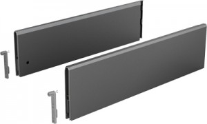 HETTICH 9122950 ArciTech TopSide 400/124 mm anthracite