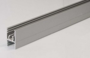 SEVROLL 03580 upper guide rail Simple/Blue 3m (for laminate 10mm) silver