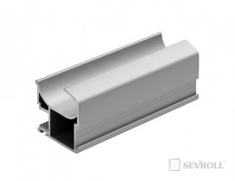SEVROLL 03049 Future II handle profile, 3.5 m, silver