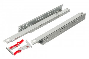 Slide hidden with damping 500mm 34kg